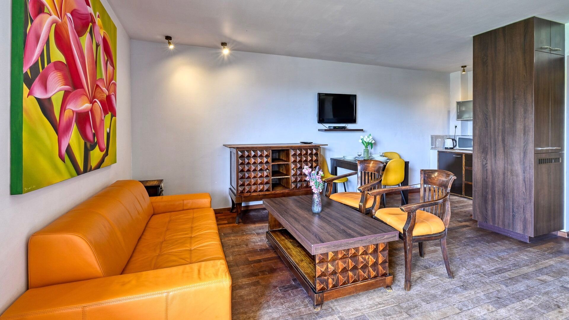 Apartament z balkonem i widokiem na stok